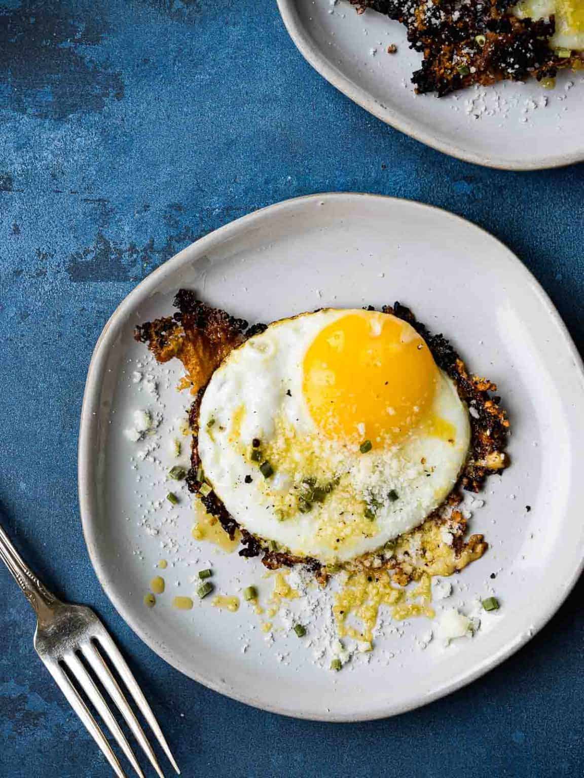 Parmesan Chili Crisp Fried Eggs Brunch & Batter