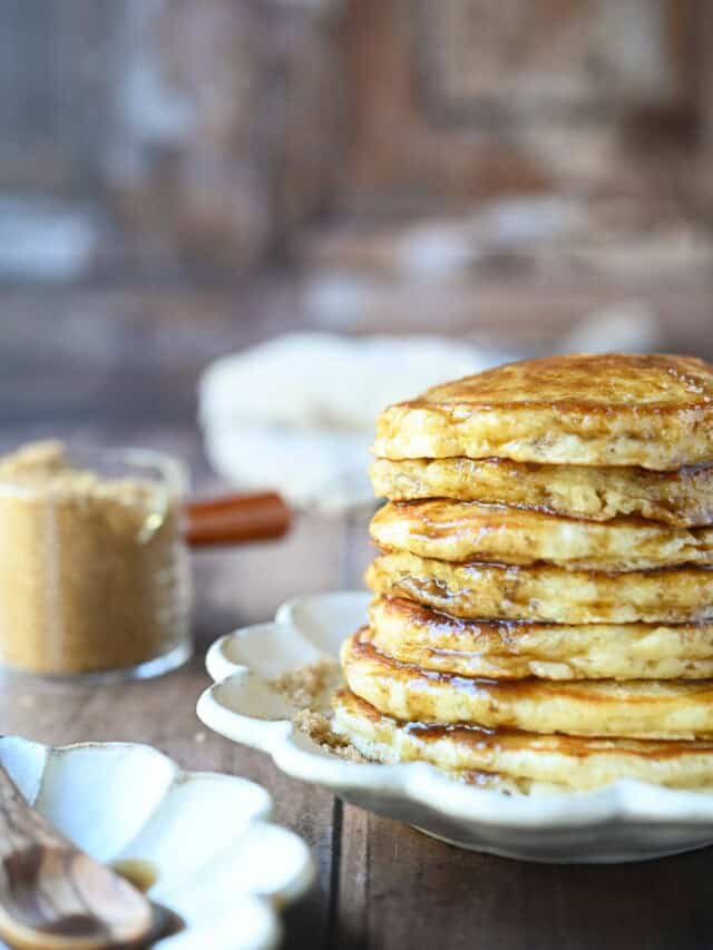Brown Sugar Pancakes - Brunch & Batter - Brown Sugar Pancakes With Walnuts